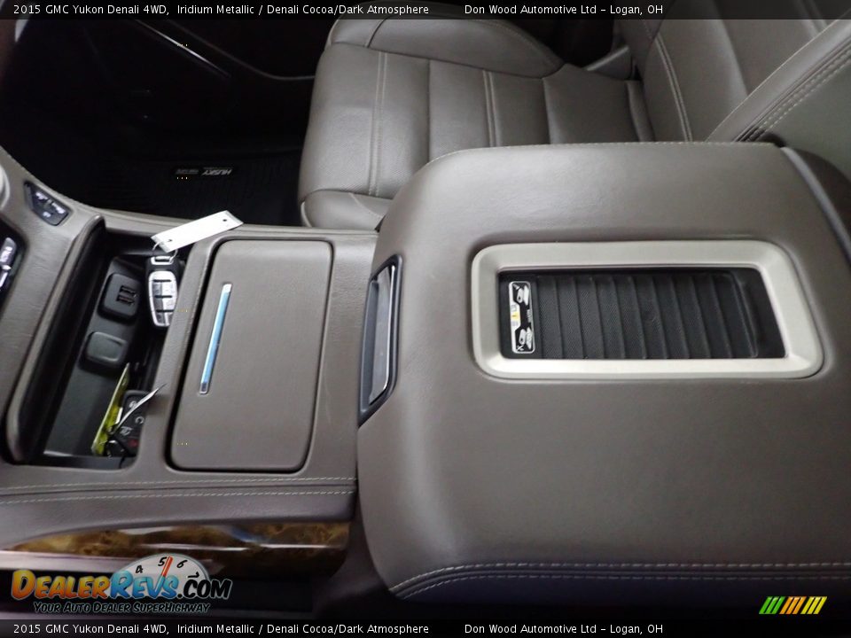 2015 GMC Yukon Denali 4WD Iridium Metallic / Denali Cocoa/Dark Atmosphere Photo #22