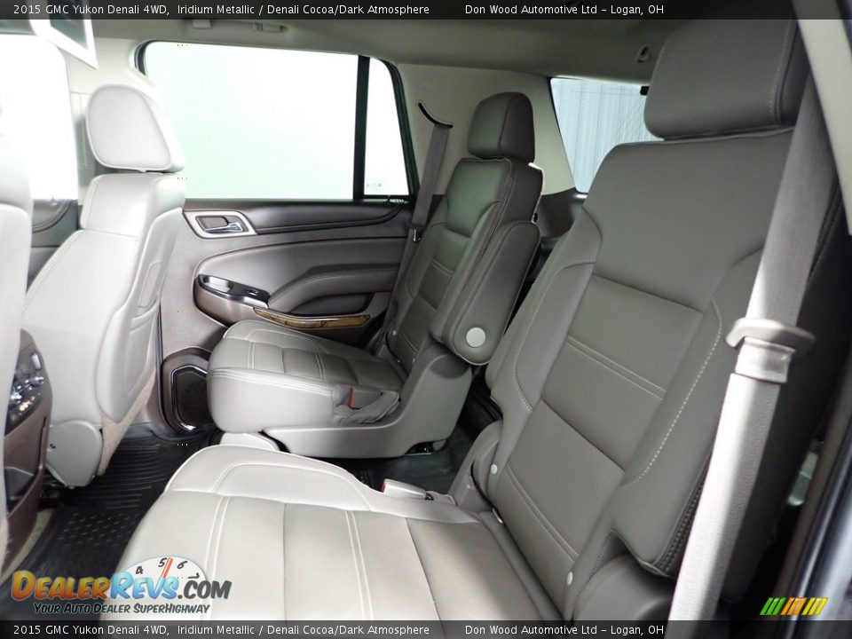 2015 GMC Yukon Denali 4WD Iridium Metallic / Denali Cocoa/Dark Atmosphere Photo #25