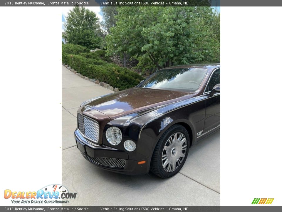 2013 Bentley Mulsanne Bronze Metallic / Saddle Photo #3