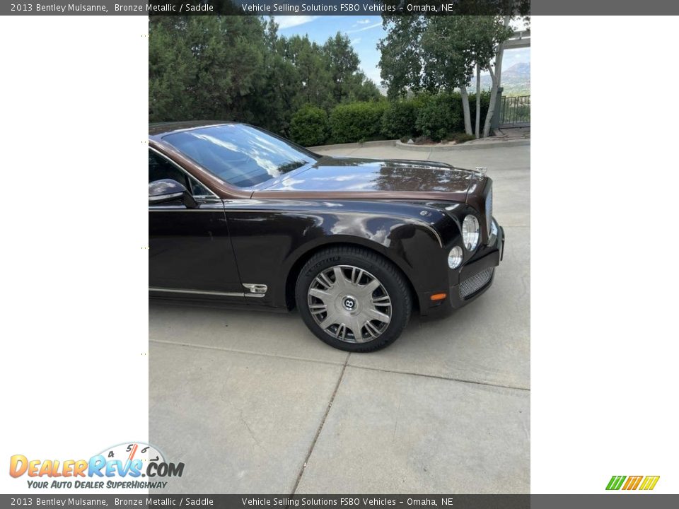 2013 Bentley Mulsanne Bronze Metallic / Saddle Photo #4