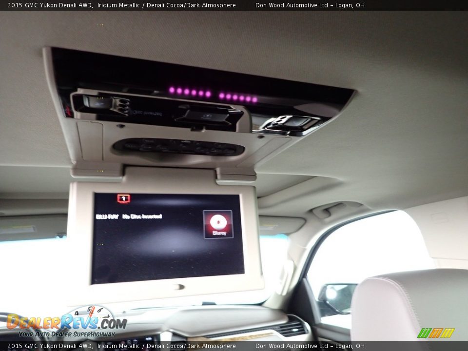 2015 GMC Yukon Denali 4WD Iridium Metallic / Denali Cocoa/Dark Atmosphere Photo #26