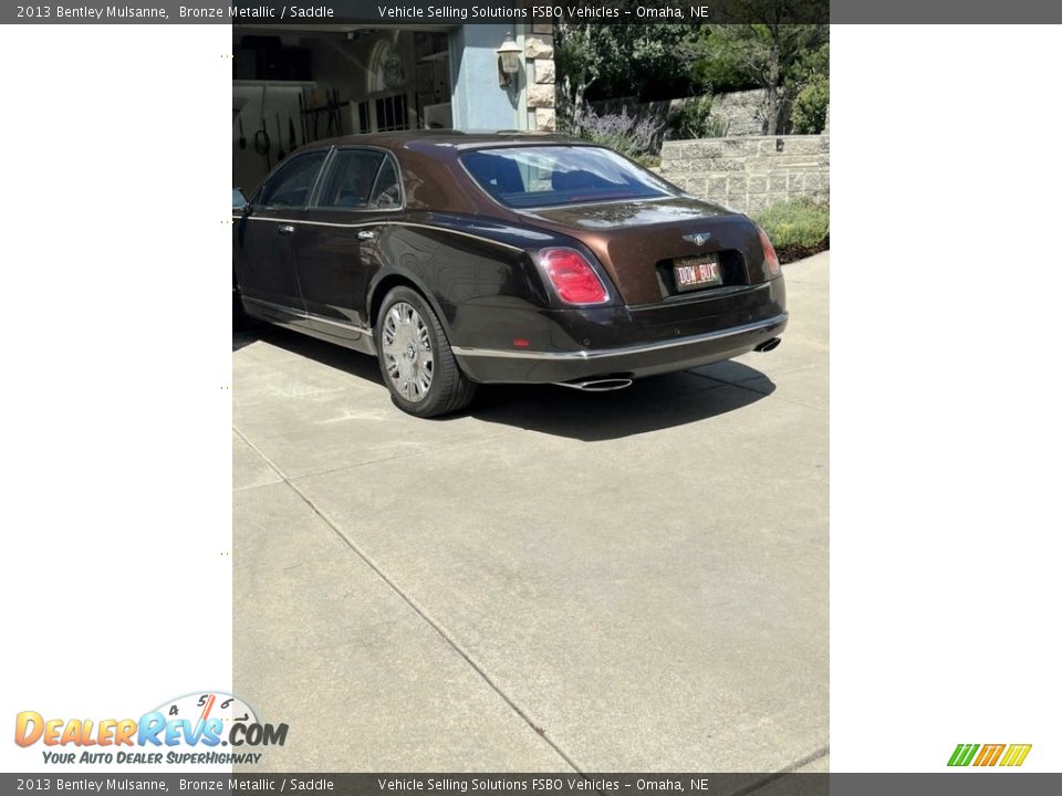 2013 Bentley Mulsanne Bronze Metallic / Saddle Photo #5