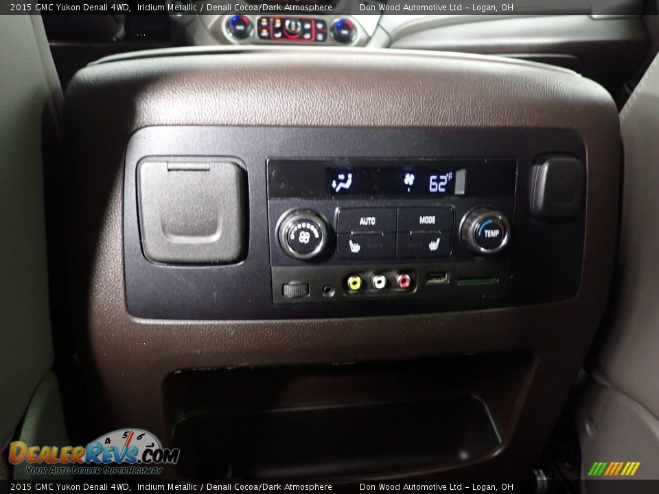 2015 GMC Yukon Denali 4WD Iridium Metallic / Denali Cocoa/Dark Atmosphere Photo #27