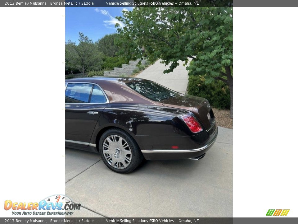 2013 Bentley Mulsanne Bronze Metallic / Saddle Photo #6