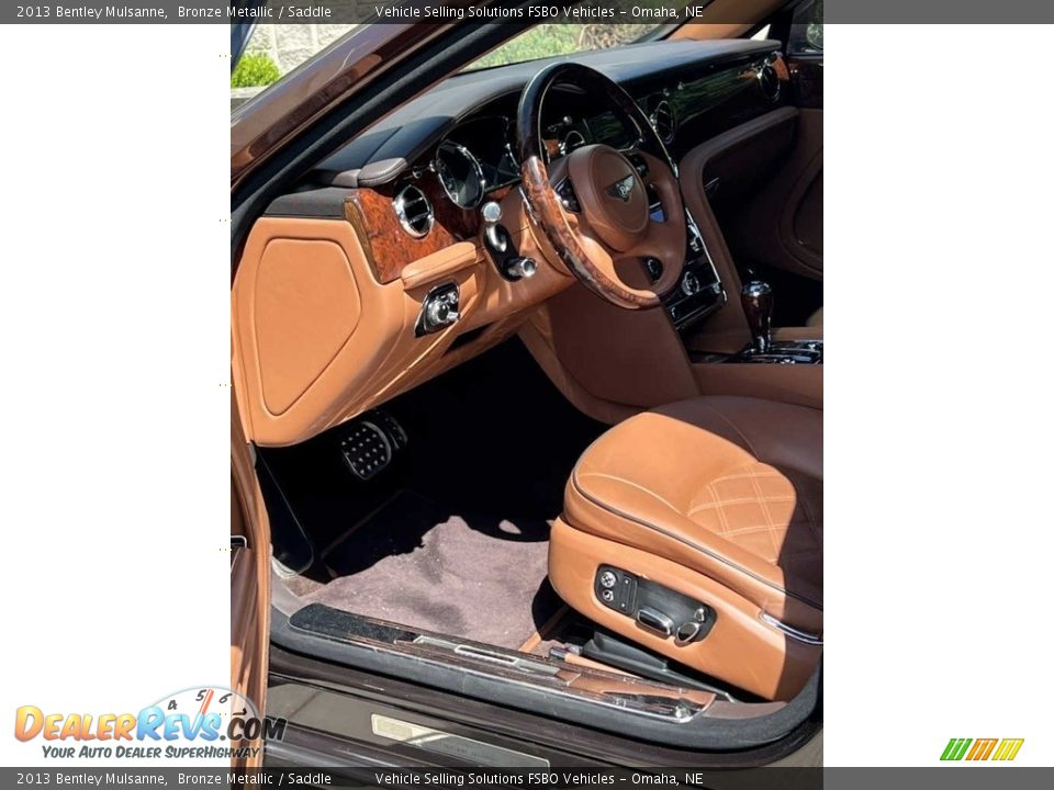 2013 Bentley Mulsanne Bronze Metallic / Saddle Photo #8