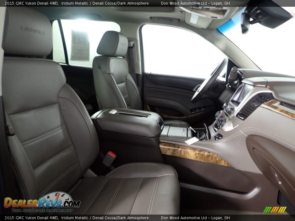 2015 GMC Yukon Denali 4WD Iridium Metallic / Denali Cocoa/Dark Atmosphere Photo #31