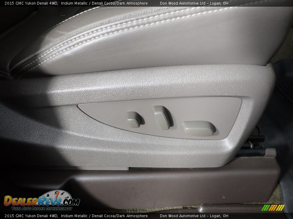 2015 GMC Yukon Denali 4WD Iridium Metallic / Denali Cocoa/Dark Atmosphere Photo #32