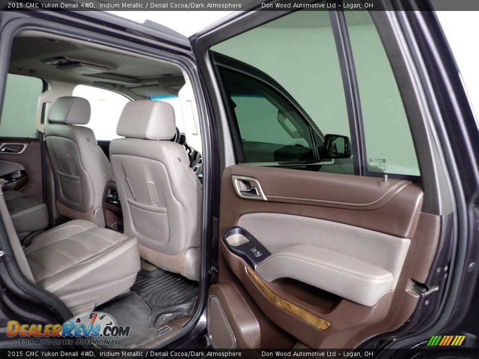 2015 GMC Yukon Denali 4WD Iridium Metallic / Denali Cocoa/Dark Atmosphere Photo #33
