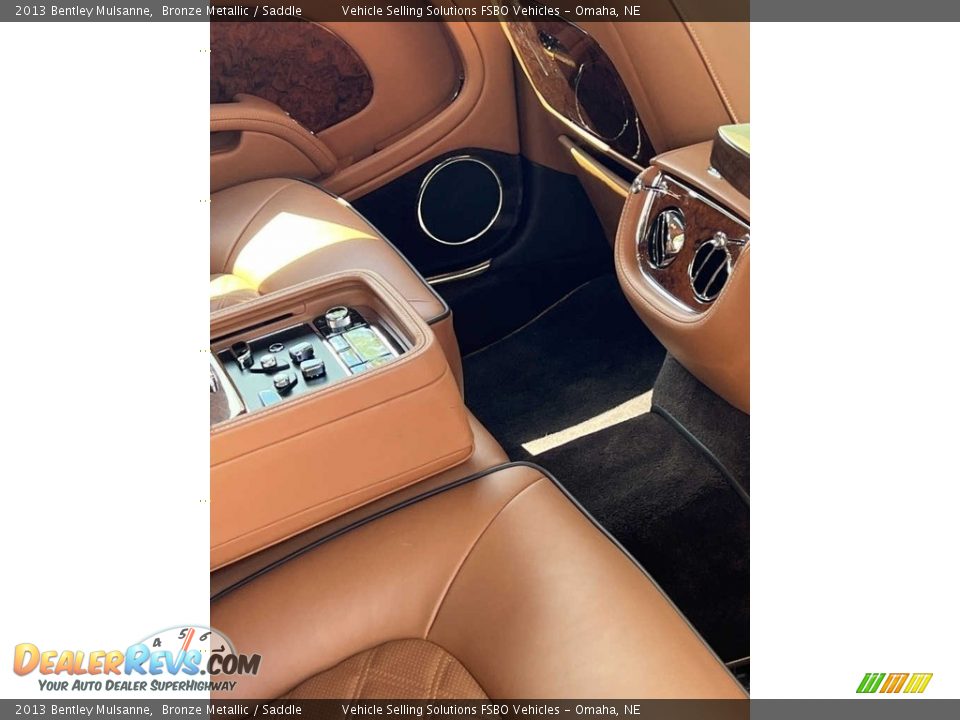 2013 Bentley Mulsanne Bronze Metallic / Saddle Photo #13