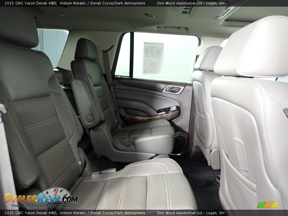 2015 GMC Yukon Denali 4WD Iridium Metallic / Denali Cocoa/Dark Atmosphere Photo #34