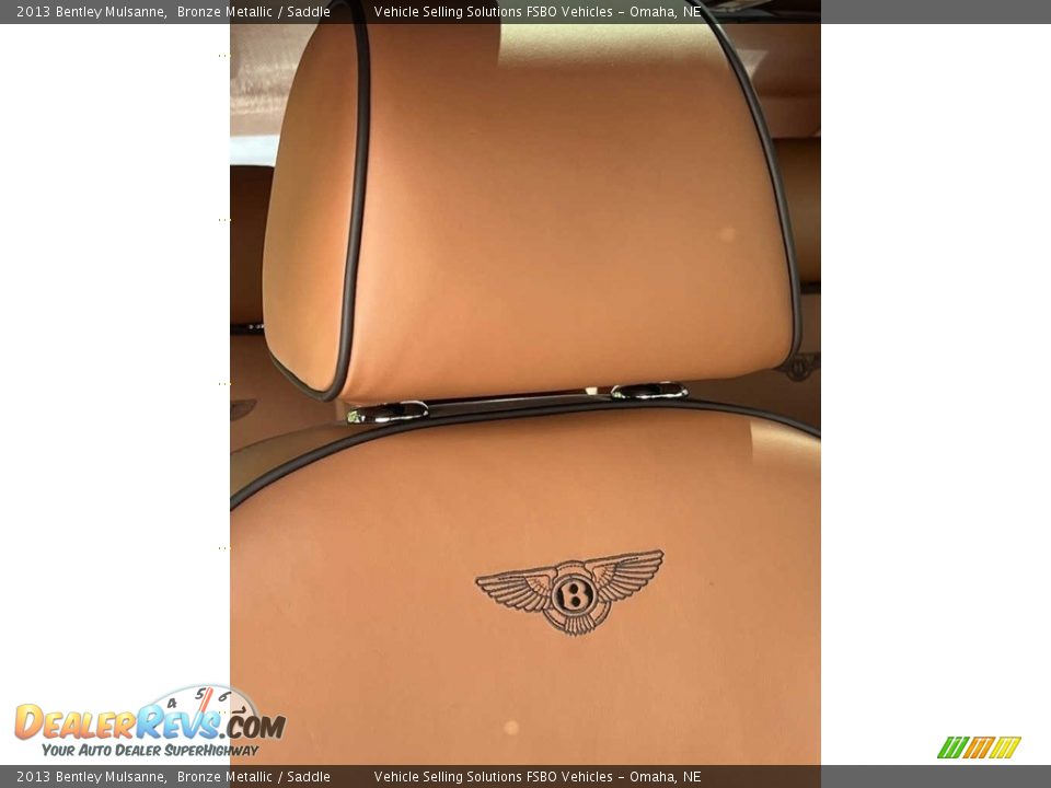 2013 Bentley Mulsanne Bronze Metallic / Saddle Photo #14