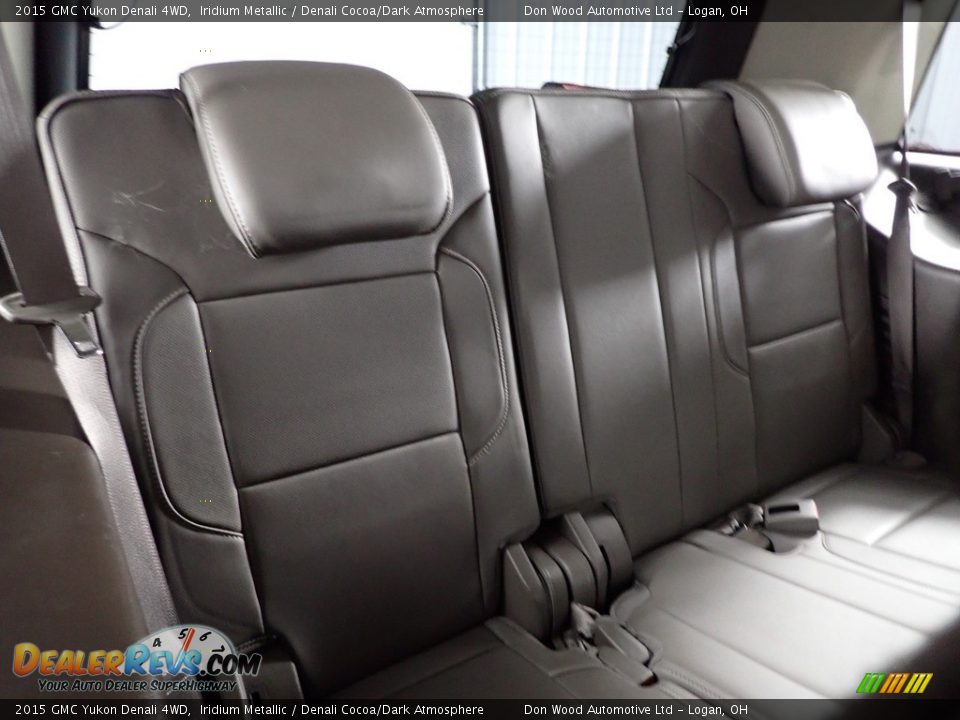 2015 GMC Yukon Denali 4WD Iridium Metallic / Denali Cocoa/Dark Atmosphere Photo #35