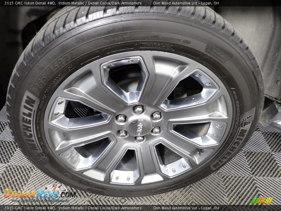 2015 GMC Yukon Denali 4WD Iridium Metallic / Denali Cocoa/Dark Atmosphere Photo #36
