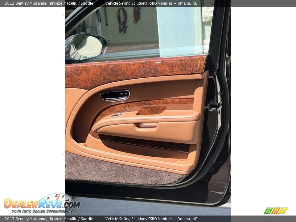 2013 Bentley Mulsanne Bronze Metallic / Saddle Photo #16