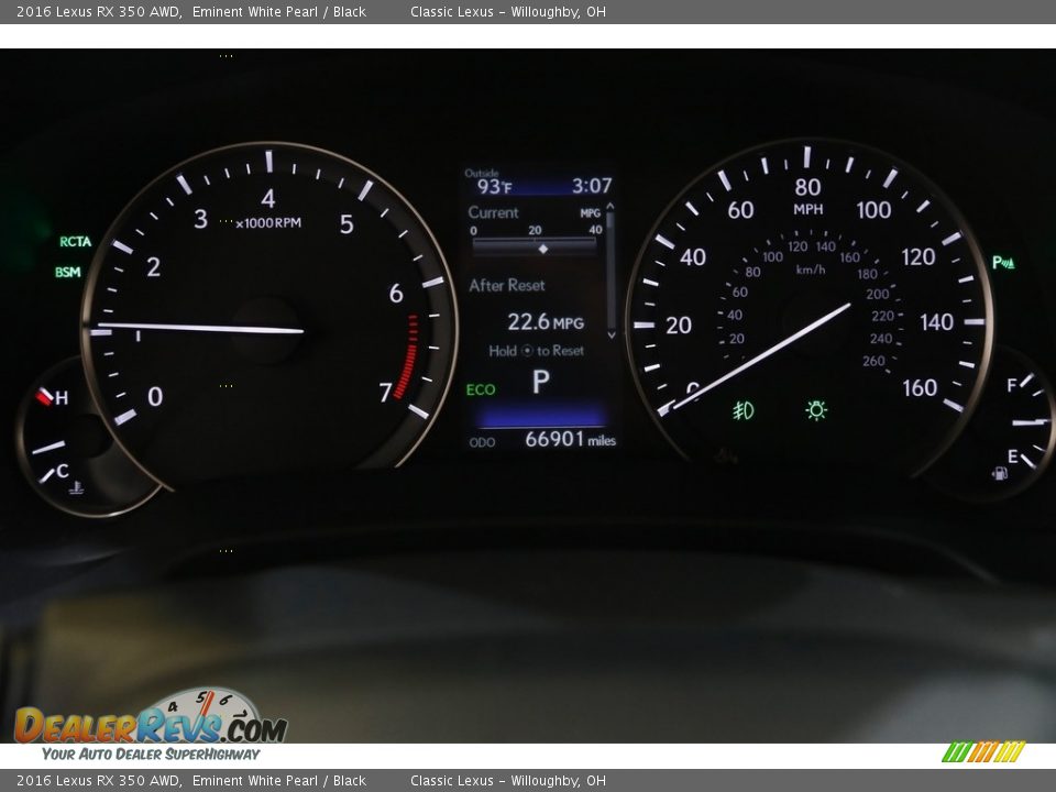 2016 Lexus RX 350 AWD Gauges Photo #8