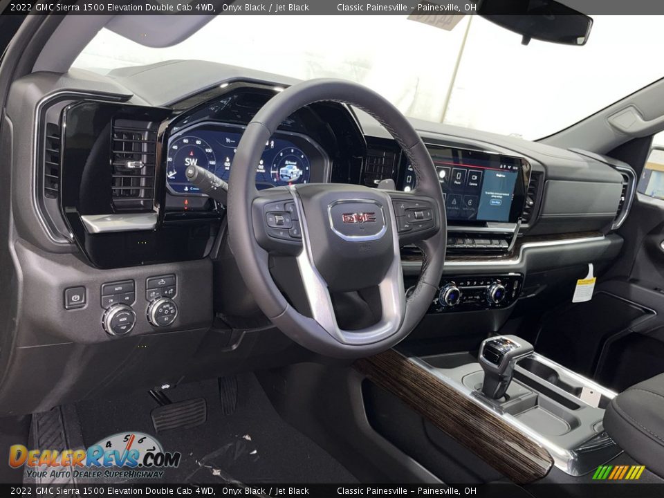2022 GMC Sierra 1500 Elevation Double Cab 4WD Onyx Black / Jet Black Photo #2
