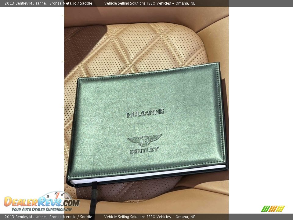 2013 Bentley Mulsanne Bronze Metallic / Saddle Photo #26