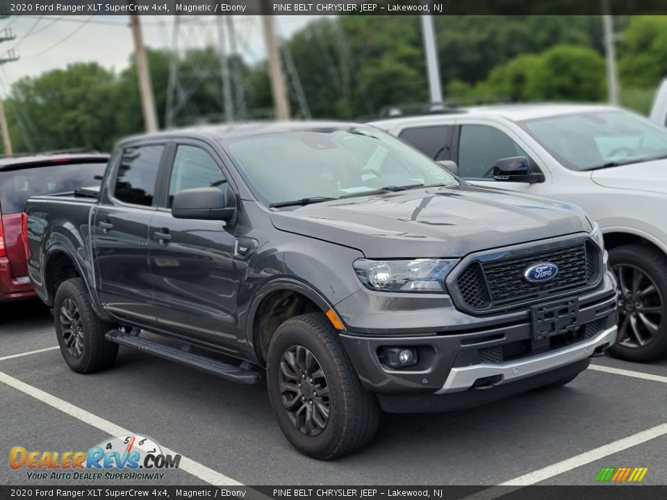 2020 Ford Ranger XLT SuperCrew 4x4 Magnetic / Ebony Photo #3