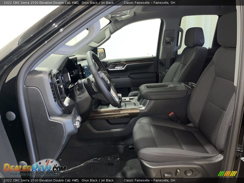 2022 GMC Sierra 1500 Elevation Double Cab 4WD Onyx Black / Jet Black Photo #11