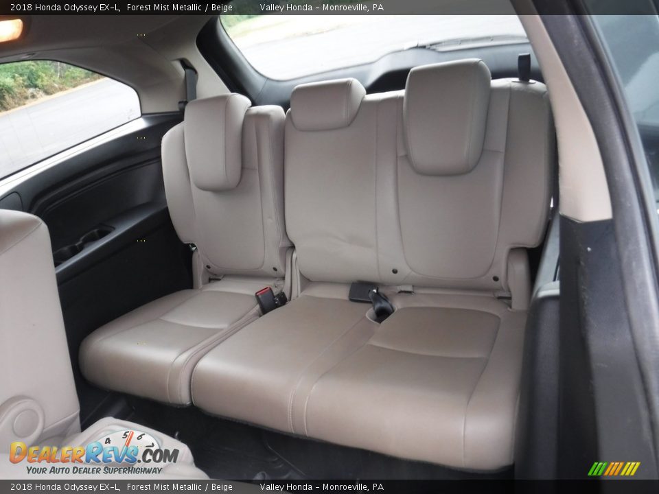 2018 Honda Odyssey EX-L Forest Mist Metallic / Beige Photo #27