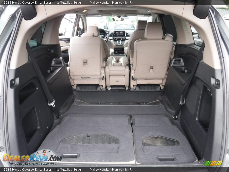 2018 Honda Odyssey EX-L Forest Mist Metallic / Beige Photo #28