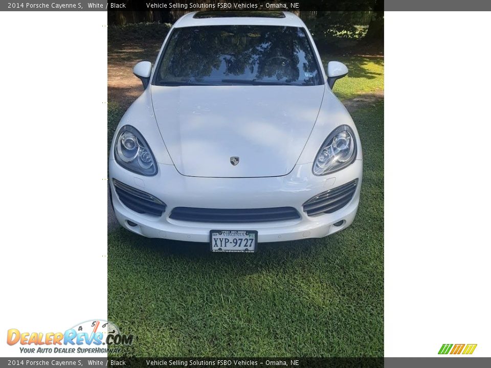 2014 Porsche Cayenne S White / Black Photo #4