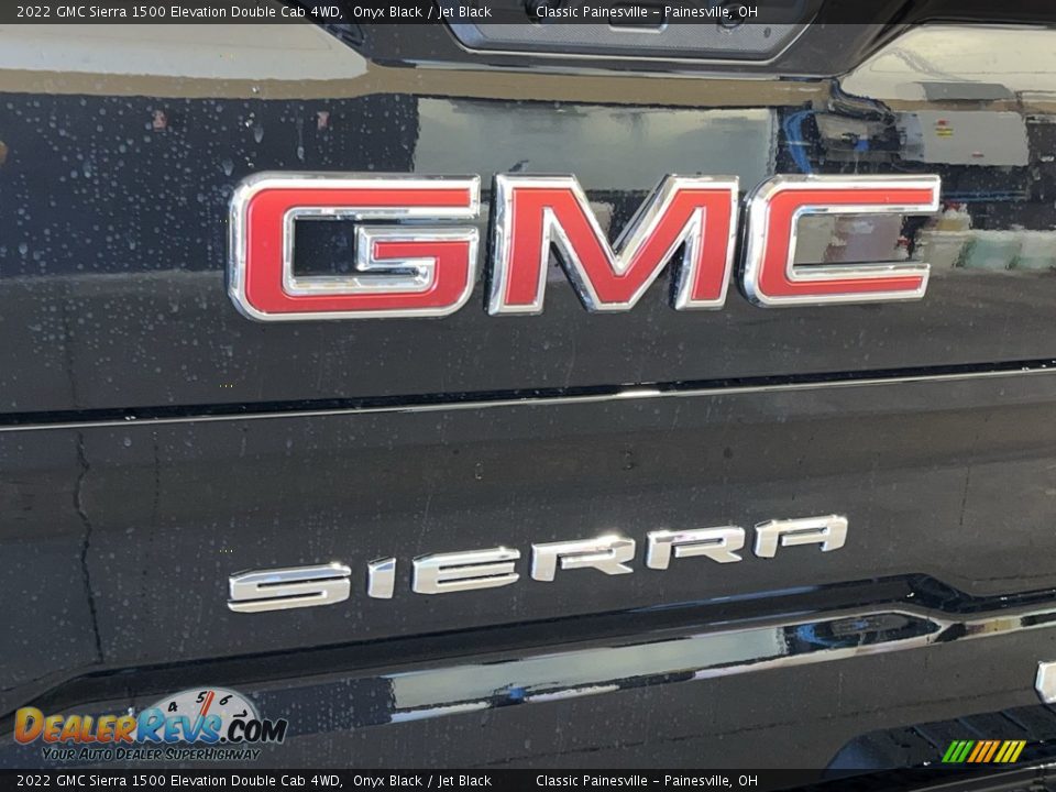 2022 GMC Sierra 1500 Elevation Double Cab 4WD Onyx Black / Jet Black Photo #23