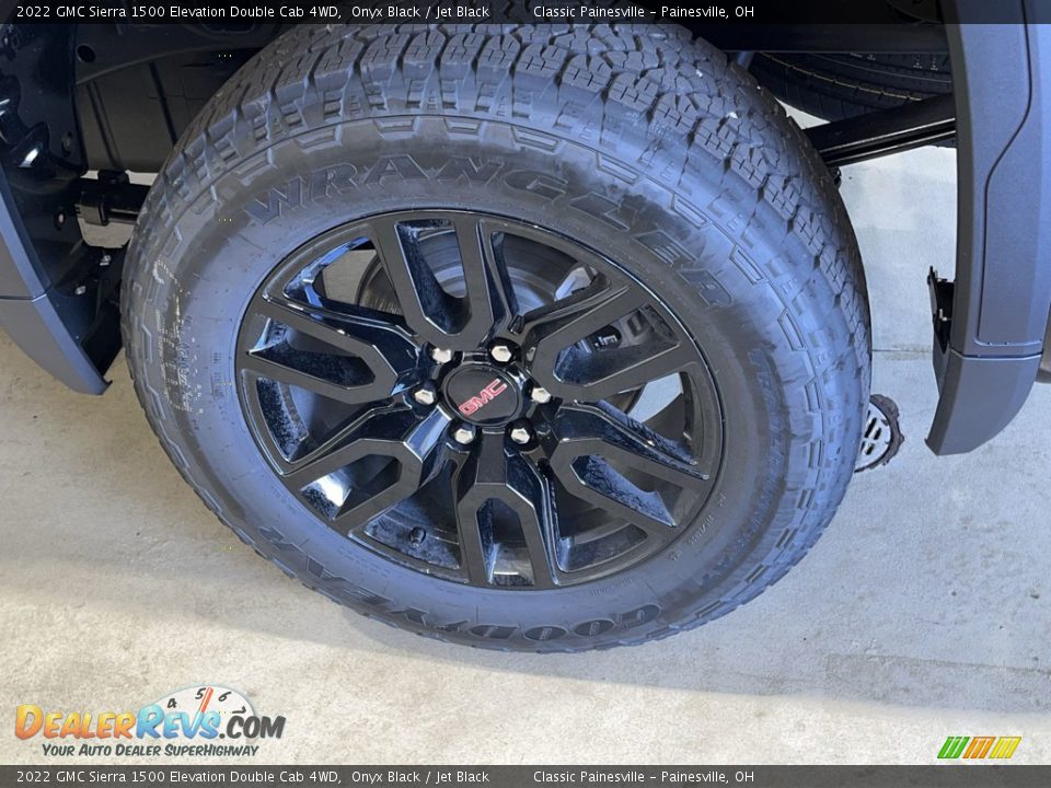 2022 GMC Sierra 1500 Elevation Double Cab 4WD Onyx Black / Jet Black Photo #24