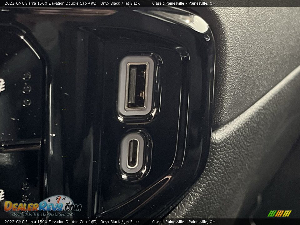 2022 GMC Sierra 1500 Elevation Double Cab 4WD Onyx Black / Jet Black Photo #26