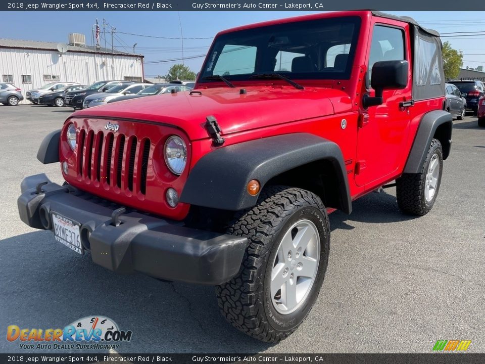 2018 Jeep Wrangler Sport 4x4 Firecracker Red / Black Photo #1