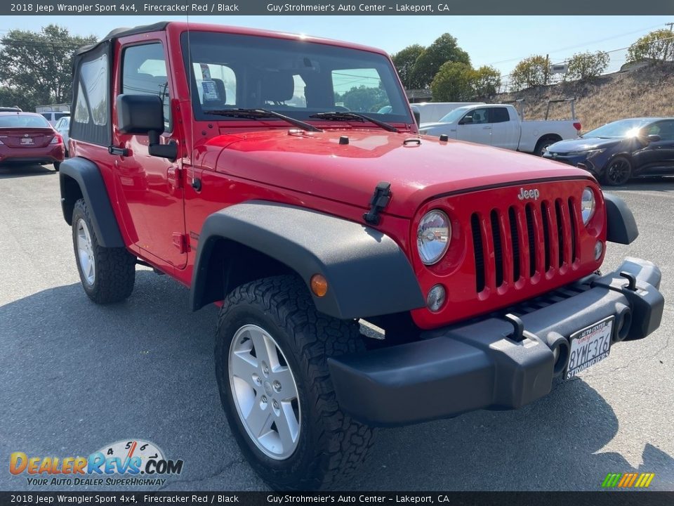 2018 Jeep Wrangler Sport 4x4 Firecracker Red / Black Photo #3