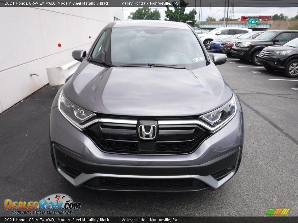 2021 Honda CR-V EX AWD Modern Steel Metallic / Black Photo #5