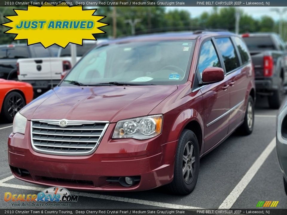 2010 Chrysler Town & Country Touring Deep Cherry Red Crystal Pearl / Medium Slate Gray/Light Shale Photo #1