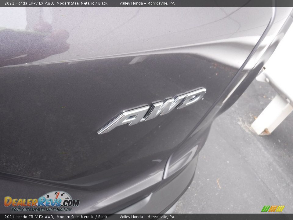 2021 Honda CR-V EX AWD Modern Steel Metallic / Black Photo #9