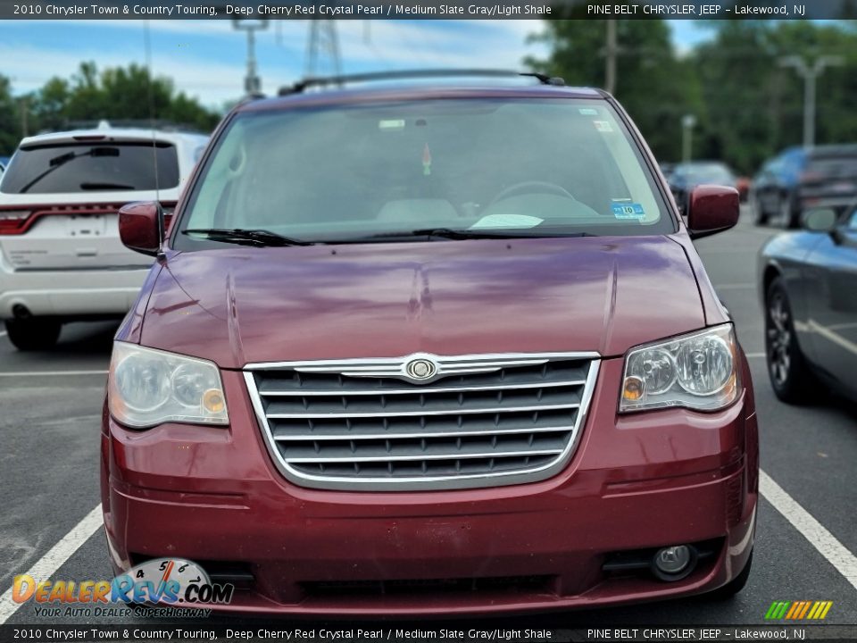 2010 Chrysler Town & Country Touring Deep Cherry Red Crystal Pearl / Medium Slate Gray/Light Shale Photo #2