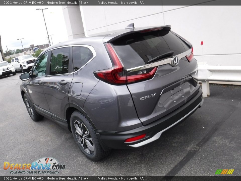 2021 Honda CR-V EX AWD Modern Steel Metallic / Black Photo #10