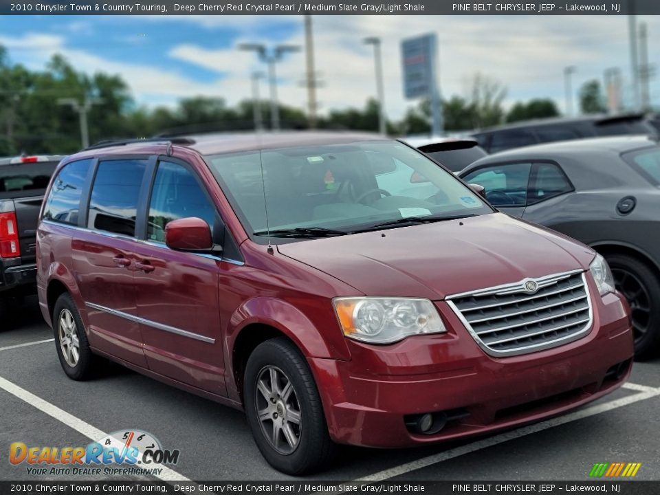 2010 Chrysler Town & Country Touring Deep Cherry Red Crystal Pearl / Medium Slate Gray/Light Shale Photo #3