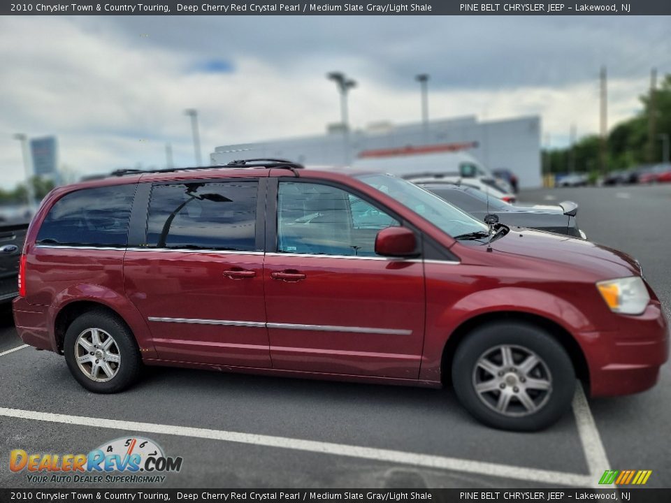 2010 Chrysler Town & Country Touring Deep Cherry Red Crystal Pearl / Medium Slate Gray/Light Shale Photo #4