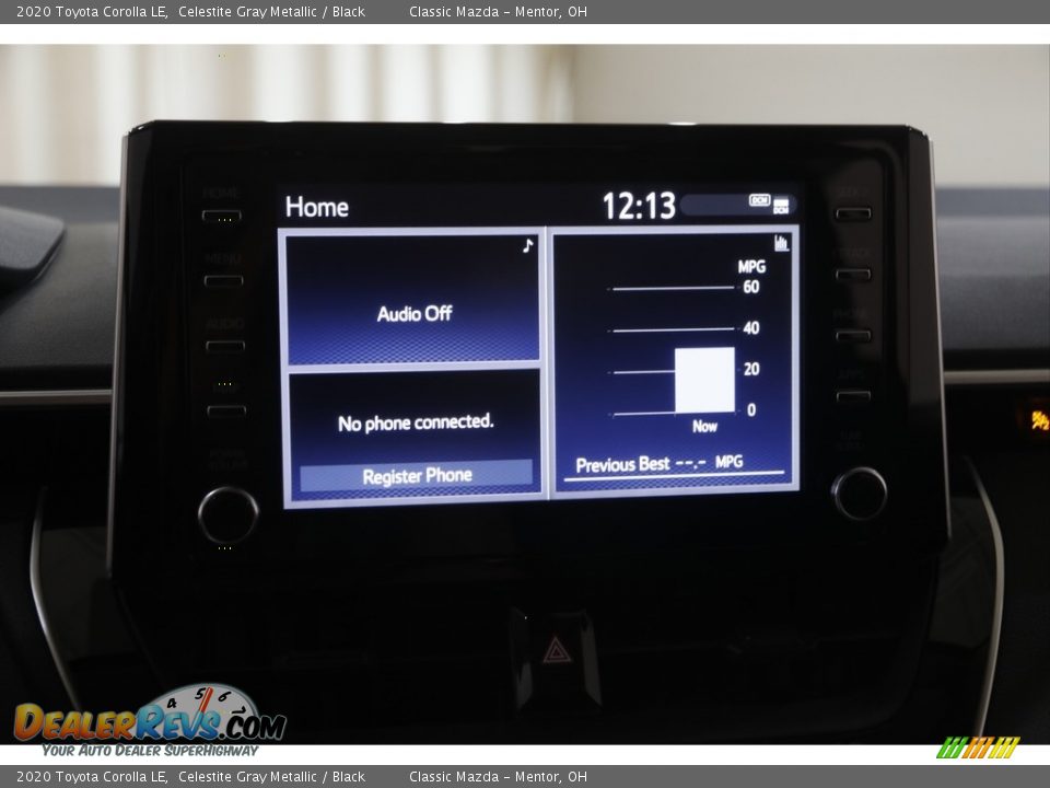 2020 Toyota Corolla LE Celestite Gray Metallic / Black Photo #10