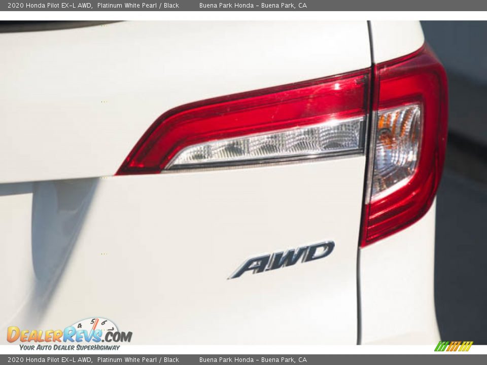 2020 Honda Pilot EX-L AWD Platinum White Pearl / Black Photo #11
