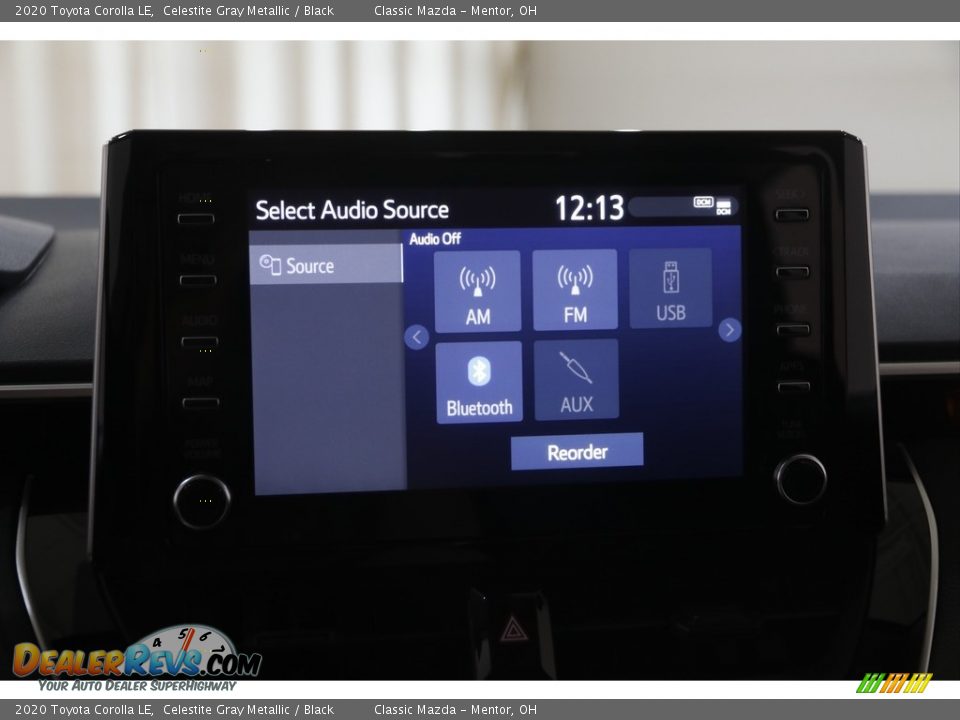 2020 Toyota Corolla LE Celestite Gray Metallic / Black Photo #11