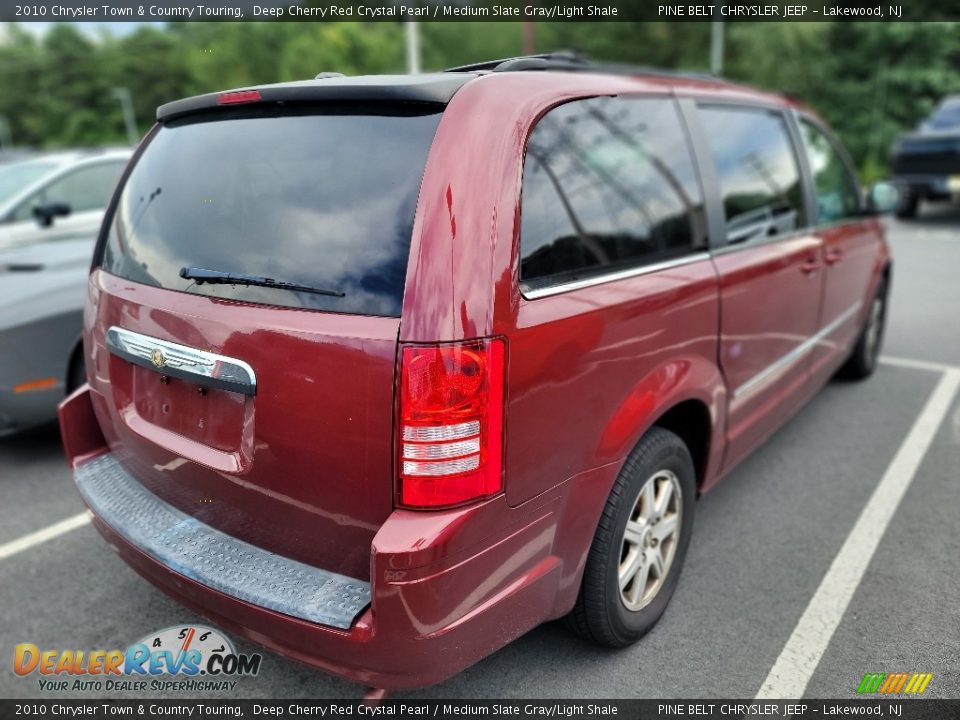 2010 Chrysler Town & Country Touring Deep Cherry Red Crystal Pearl / Medium Slate Gray/Light Shale Photo #6