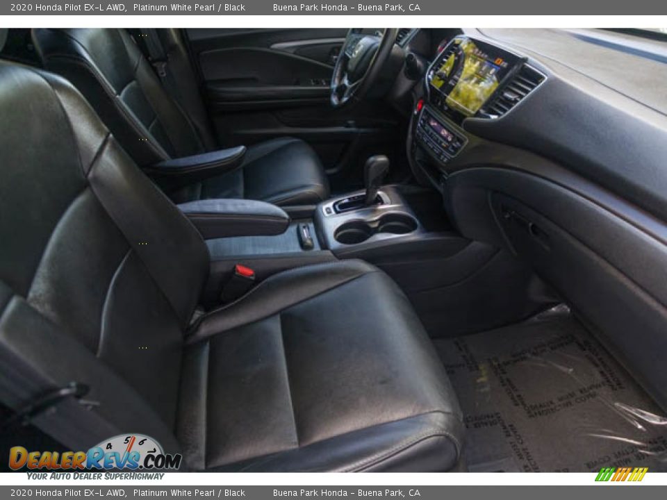 2020 Honda Pilot EX-L AWD Platinum White Pearl / Black Photo #27