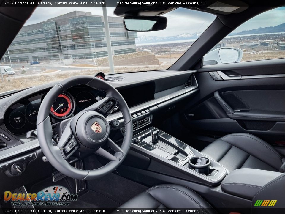 Black Interior - 2022 Porsche 911 Carrera Photo #7