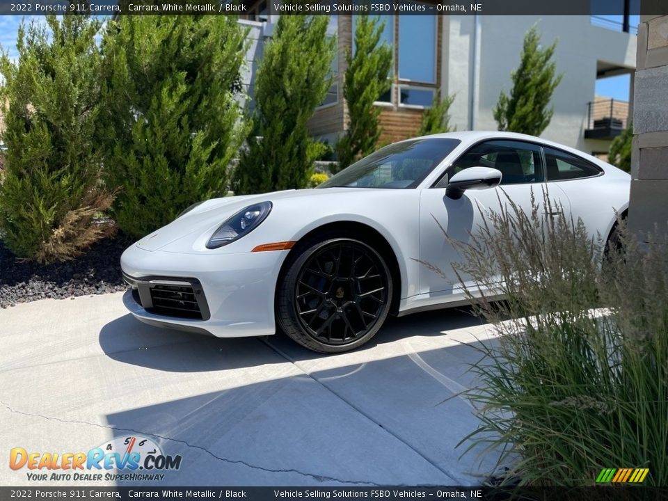 2022 Porsche 911 Carrera Carrara White Metallic / Black Photo #12