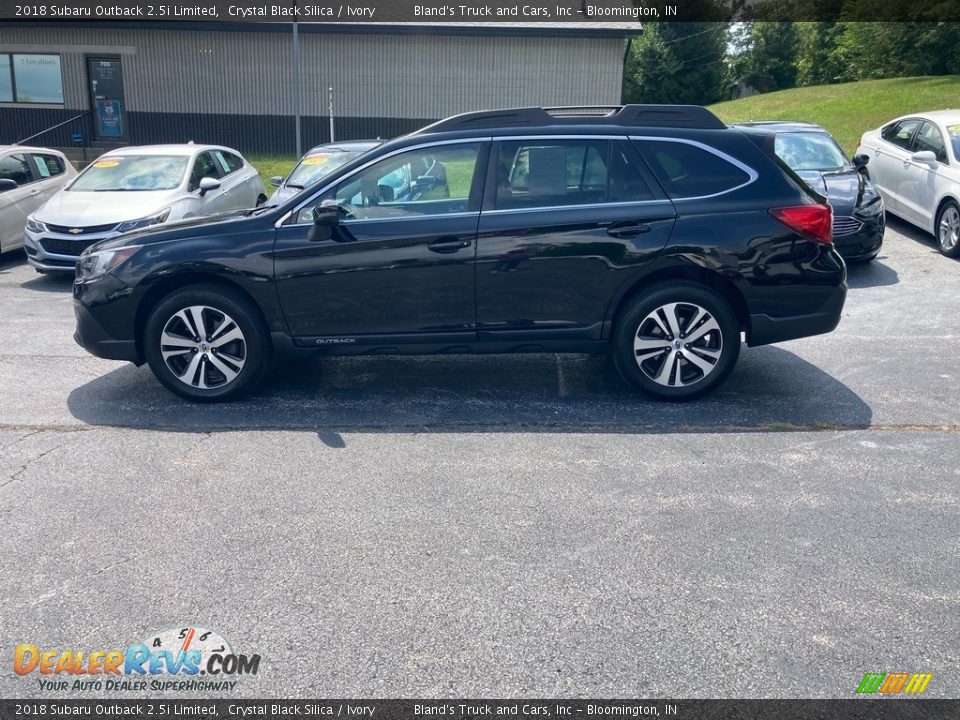 2018 Subaru Outback 2.5i Limited Crystal Black Silica / Ivory Photo #1