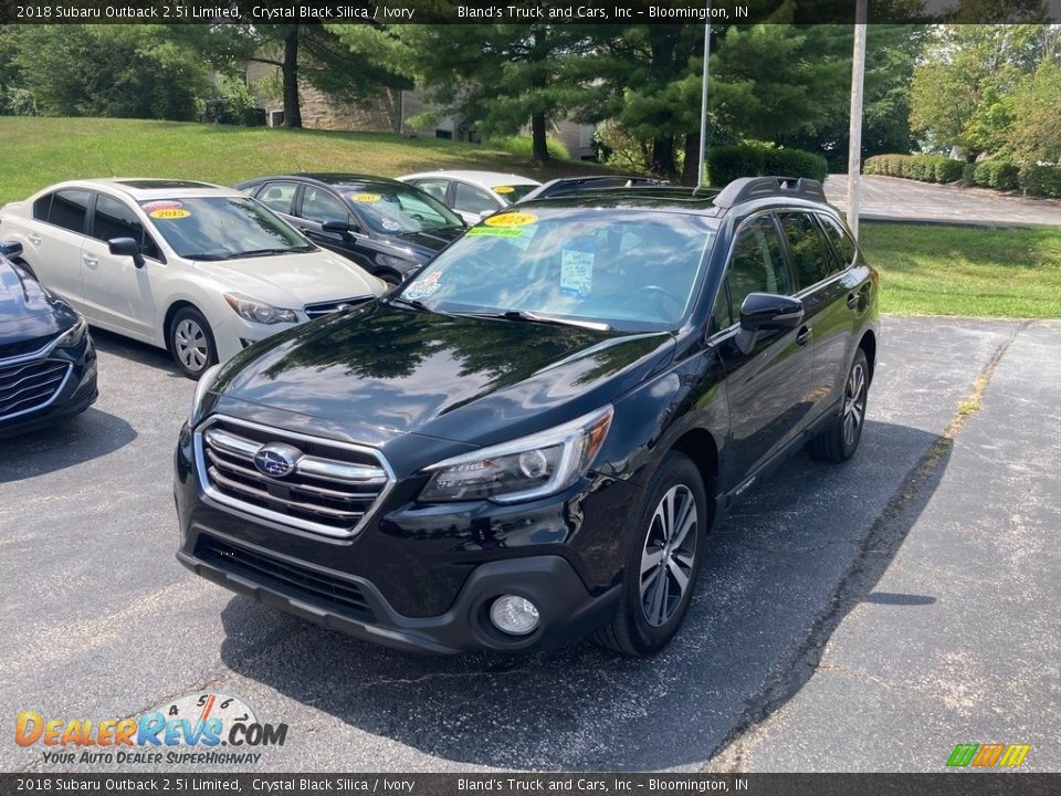 2018 Subaru Outback 2.5i Limited Crystal Black Silica / Ivory Photo #2