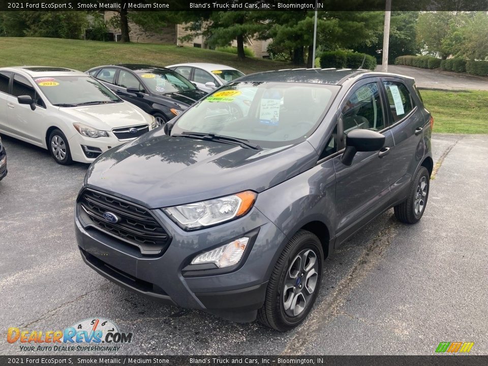 2021 Ford EcoSport S Smoke Metallic / Medium Stone Photo #2