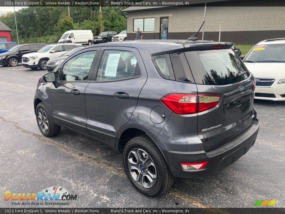 2021 Ford EcoSport S Smoke Metallic / Medium Stone Photo #3