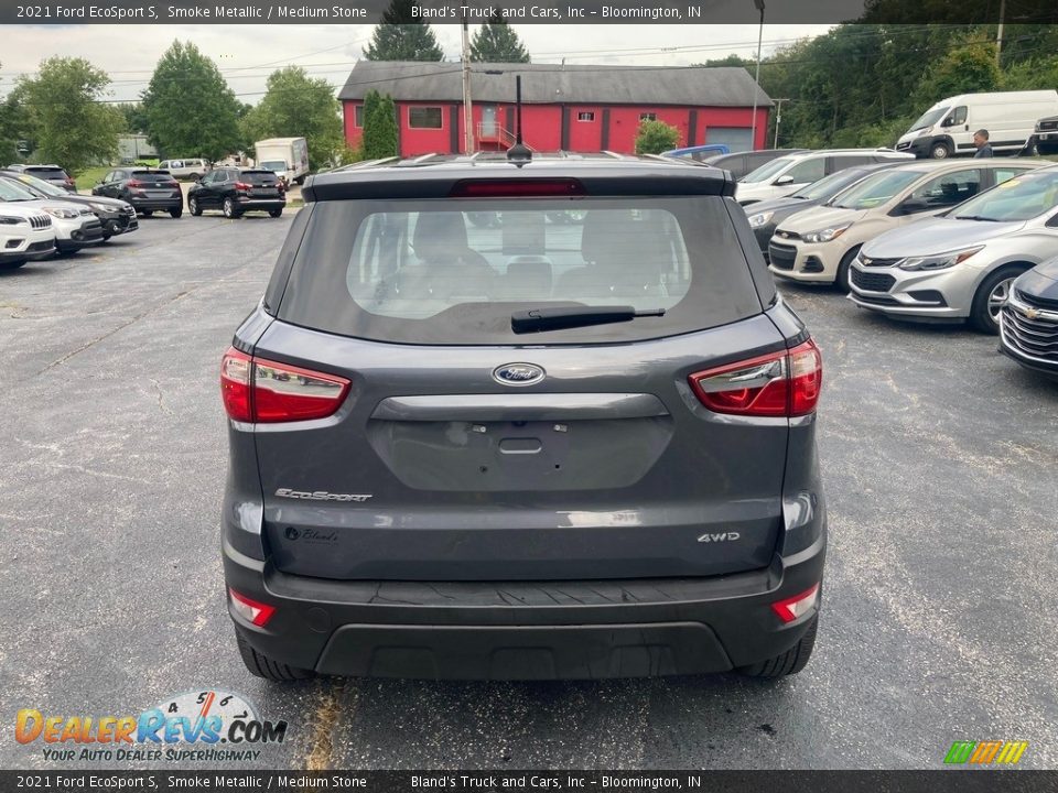 2021 Ford EcoSport S Smoke Metallic / Medium Stone Photo #4